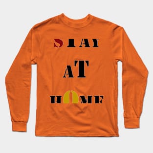 LUTE CONTRE CORONA -STAY AT HOME- Long Sleeve T-Shirt